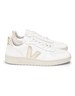 V-10 Leather Extra White Platine