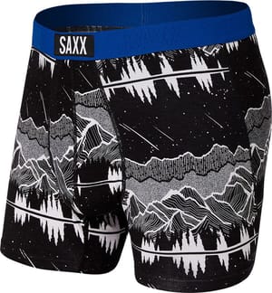 Vibe Boxer Brief Black Glacier Skies