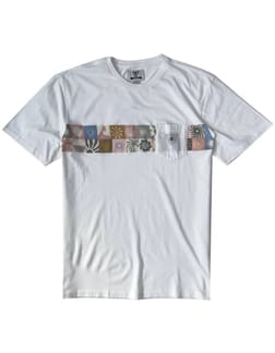 Sun Dialed SS Pkt Tee Vintage White