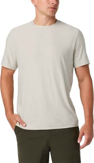 Strato Tech Tee M Mushroom Heather