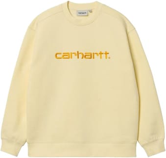 W' Carhartt Sweat Soft Yellow / Popsicle