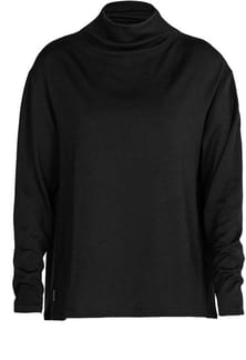 W Deice LS Turtleneck Black