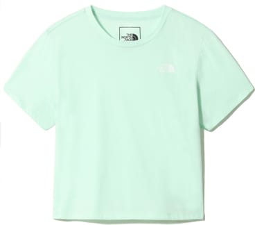 W Foundation Crop Tee Misty Jade Heather