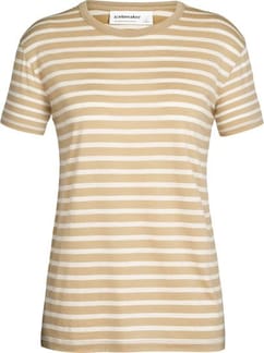 W Granary SS Tee Stripe Sand Ecru Heather S