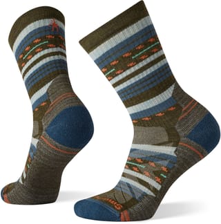 W Hike Light Cushion Margarita Crew Socks Military Olive