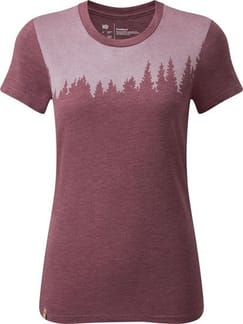 W Juniper T-shirt Crushed Berry Heather