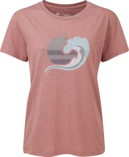 W Keep It Clean T-Shirt Burlwood Pink Heather