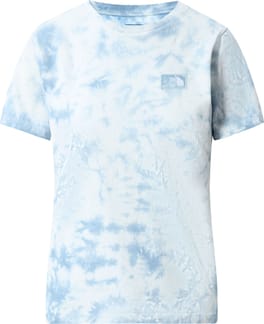 W Natural Dye Tee Tourmaline Blue Wash