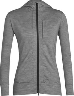 W Quantum III LS Zip Hoodie Metro Black