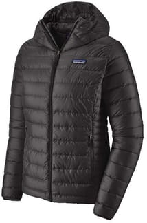 W's Down Sweater Hoody Black