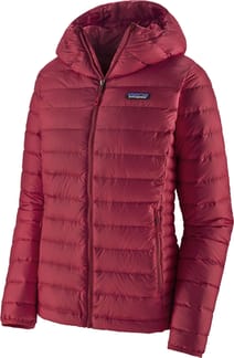 W's Down Sweater Hoody Roamer Red