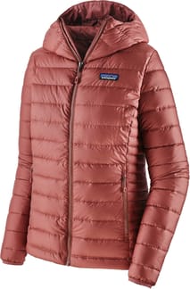 W's Down Sweater Hoody Rosehip
