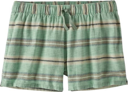W's Island Hemp Baggies Shorts Tarkine Stripe Small: Ellwood Green