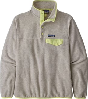 W's LW Synch Snap-T P/O Oatmeal Heather w/Jellyfish Yellow