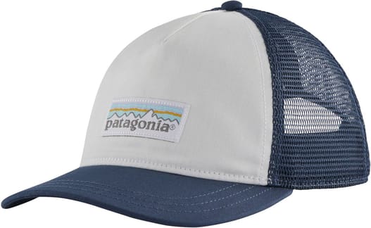 W's Pastel P-6 Label Layback Trucker Hat White w/Stone Blue