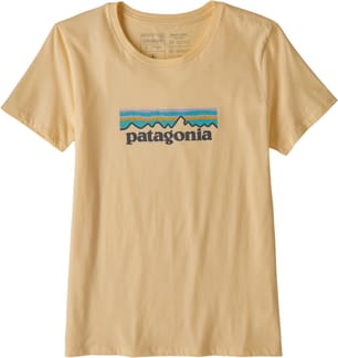 W's Pastel P-6 Logo Organic Crew T-Shirt Vela Peach