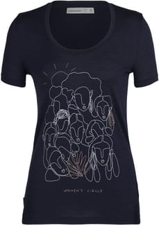 W Tech Lite II SS Scoop Tee Wmns Circle Midnight Navy