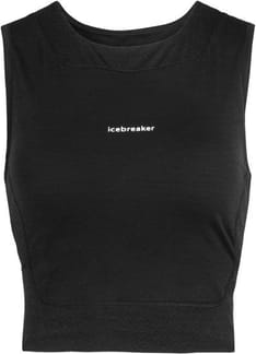 W ZoneKnit Cropped Bra-Tank Black