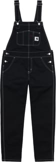 W' Bib Overall Black