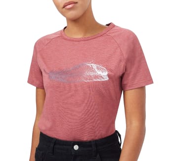 W Featherwave T-Shirt Apple Butter Red Heather