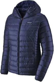 W's Down Sweater Hoody Classic Navy