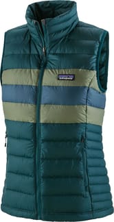 W's Down Sweater Vest Dark Borealis Green