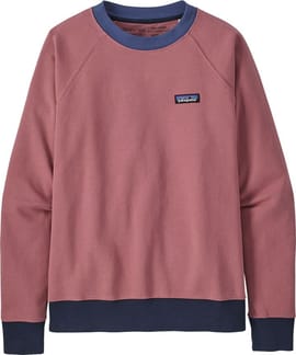 W's P-6 Label Organic Crew Sweatshirt Light Star Pink
