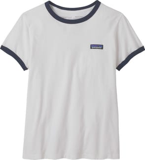 W's P-6 Label Organic Ringer Tee White