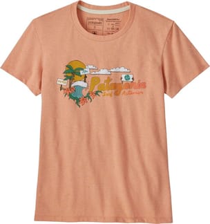 W's Palm Protest Responsibili-Tee Cowry Peach