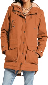 Walk On By 5K Parka Mocha