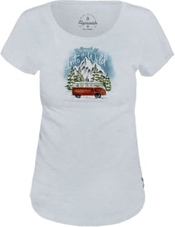 Wild Camperin T-Shirt Illusion Blue Melange