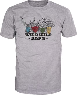 Wild Wild Alps T-Shirt Grey Melange