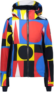 Woman Jacket Zip Hood B.Blue/Ferrari/Yellow