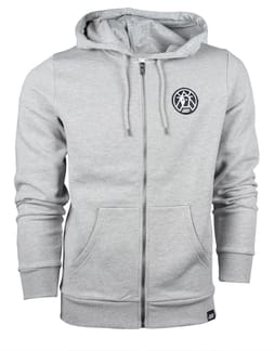 Zoé Full Zip Hoody Light Grey Heather