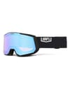 100 Percent + Snowcraft XL HiPer Black / Silver - Mirror Silver Lens