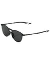 Legere Round - Polished Black - Smoke Lens + 100 Percent