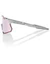 100 Percent + Hypercraft XS - Matte Stone Grey - HiPer Crimson Silver Mirror Lens - 3