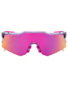 100 Percent + Speedcraft XS - Polished Translucent Grey - Purple Multilayer Mirror