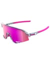 Slendale Polished Translucent Grey Purple Multilayer Mirror Lens + 100 Percent