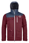 2L Swisswool Andermatt Jacket M Dark Blood + Ortovox