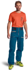 Ortovox + 3L Deep Shell Pants M Petrol Blue - 6