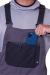 686 + M Hot Lap Insulated Bib Charcoal Colorblock - 4