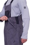 686 + M Hot Lap Insulated Bib Charcoal Colorblock - 7