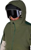 686 + W Outline Shell Anorak Fatigue Green Colorblock - 7