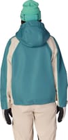 686 + W Hologram Shell Jacket Pale Firn Colorblock - 3