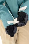 686 + W Hologram Shell Jacket Pale Firn Colorblock - 8