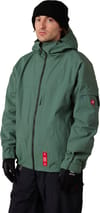 686 + M 686 Dojo Shell Jacket Faded Green Crinkle
