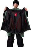 686 + M 686 Dojo Shell Jacket Faded Green Crinkle - 5