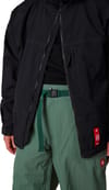 686 + M 686 Dojo Shell Pant Faded Green Crinkle - 4