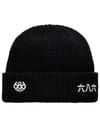 Kanji Beanie Black + 686